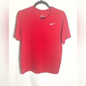 Nike Red Dri-Fit Athletic T-Shirt Men’s Small Lightweight Training Tee